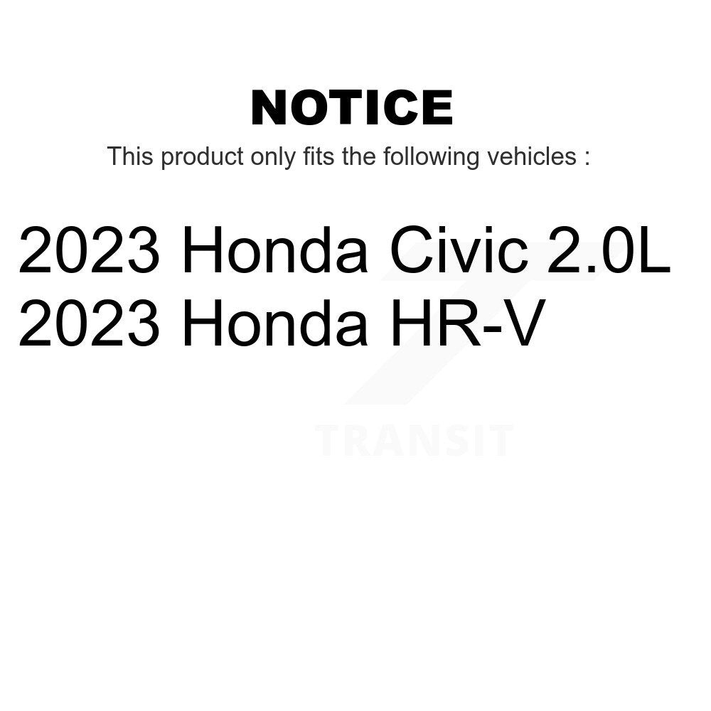 Air And Cabin Filters Kit For 2023-2023 Honda HR-V Civic KFL-100967