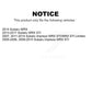 Transit Auto - Front Coated Disc Brake Rotors And Ceramic Pads Kit For Subaru Impreza WRX STI KGC-100136