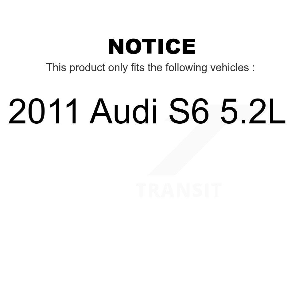 Mpulse Front Rear Disc Brake Pads Wear Sensor (4 Pack) For 2011 Audi S6 5.2L KSE-100456