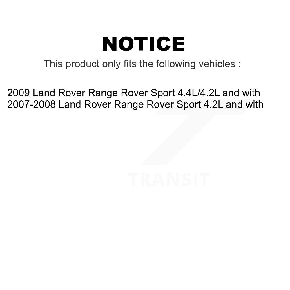 Mpulse Front Rear Disc Brake Pads Wear Sensor (4 Pack) For Land Rover Range Sport KSE-100459