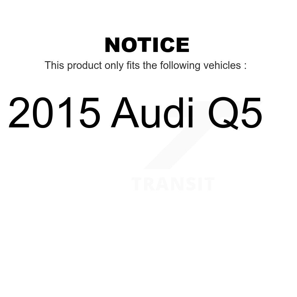 Mpulse Rear Disc Brake Pads Wear Sensor (2 Pack) For 2015 Audi Q5 KSE-100463