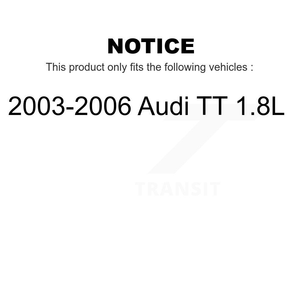 Mpulse Rear Disc Brake Pads Wear Sensor (2 Pack) For 2003-2006 Audi TT 1.8L KSE-100467