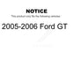 Front Rear Semi-Metallic Brake Pads Kit For 2005-2006 Ford GT KSM-100550