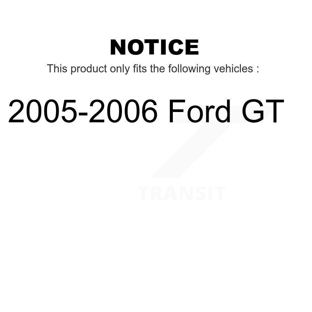 Front Rear Semi-Metallic Brake Pads Kit For 2005-2006 Ford GT KSM-100550