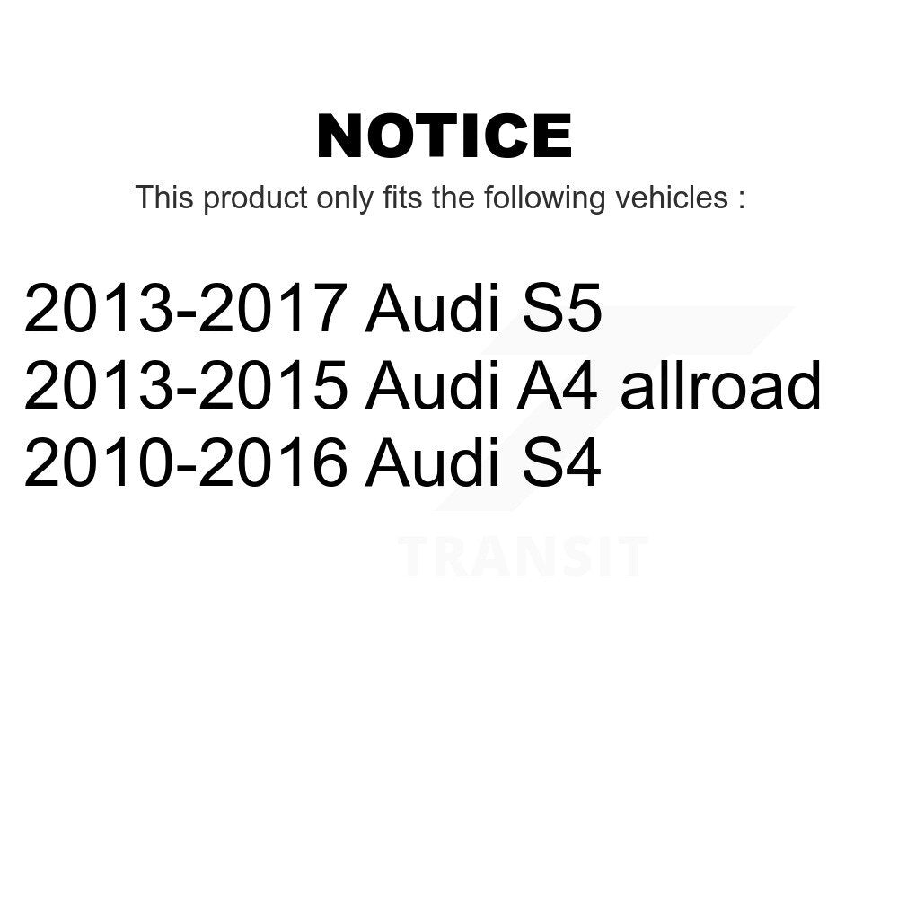Front Rear Semi-Metallic Brake Pads Kit For Audi S4 S5 A4 allroad KSM-100555