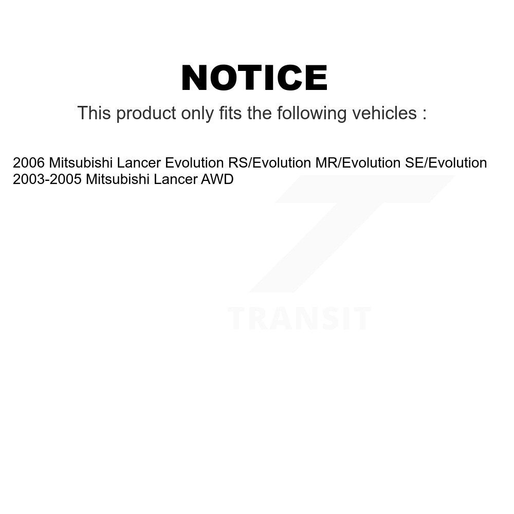 Front Suspension Control Arm Assembly And Tie Rod End Kit For Mitsubishi Lancer KTR-102751