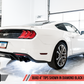 AWE Tuning 2018+ Ford Mustang GT (S550) Cat-back Exhaust - Touring Edition (Quad Diamond Black Tips)