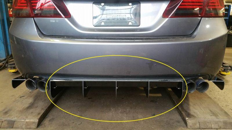 custom center/middle Rear Diffuser Ventus AutoWorks 