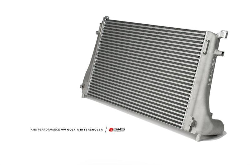 AMS Performance 2015+ VW Golf R MK7 Front Mount Intercooler Upgrade w/Cast End Tanks | Too Fast Autoparts | Order Online