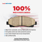 Transit Auto - Rear Coated Disc Brake Rotors And Semi-Metallic Pads Kit For 2011-2014 Mercedes-Benz CL550 KGA-105443