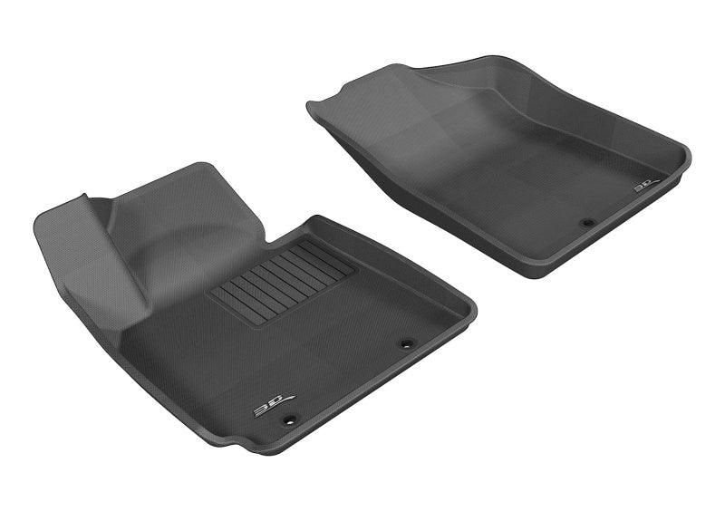 3D MAXpider 2012-2017 Hyundai Veloster Kagu 1st Row Floormat - Black | Too Fast Autoparts | Order Online