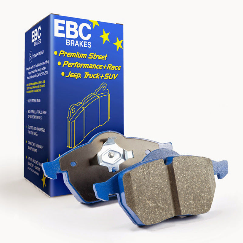 EBC 09-12 Porsche Boxster (Rotors en fonte uniquement) 2.9 Plaquettes de frein arrière Bluestuff