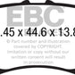 EBC 14+ Mazda 3 2.0 (Japan Build) Yellowstuff Rear Brake Pads