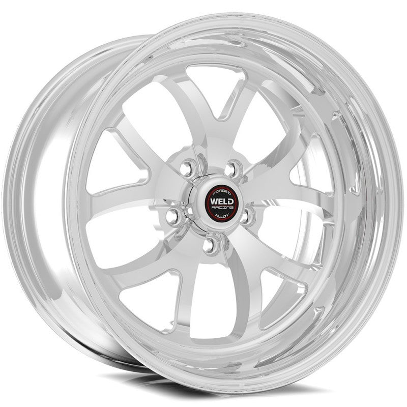 Weld S76 17x4.5 / 5x4.5 BP / 2.2in. BS Polished Wheel - Non-Beadlock