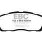EBC 13-14 Ford Mustang 3.7 (A/T+Performance Pkg) Yellowstuff Front Brake Pads