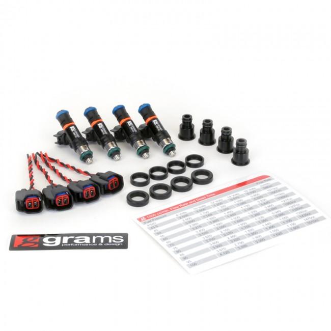 Grams Performance Fuel Injector Kits – 1000cc B, D, F, H (exc d17) injector kit Grams Performance 