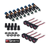 Grams Performance Fuel Injector Kits – 550cc LS1, LS6, LT1 injector kit  Too Fast Autoparts