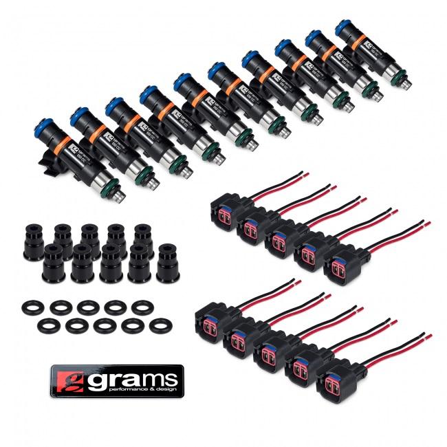 Grams Performance Fuel Injector Kits – 550cc SRT10, 2004-2006 Viper injector kit  Too Fast Autoparts