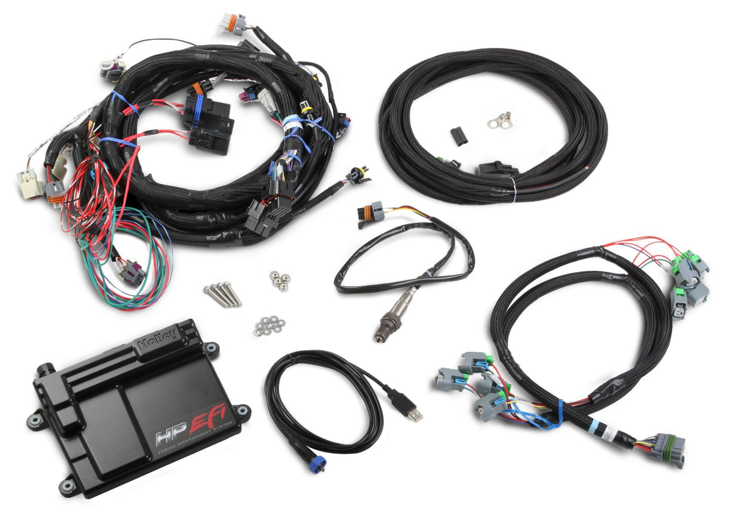Holley EFI – LS2/LS3/LS7 (58x Crank Sensor) with USCAR EV6 (Oval Type) Injector Connectors – Bosch Sensor Holley 