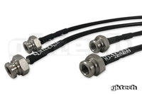 GK Tech S13 Silvia / 240SX Braided Brake Lines (Front & Rear Set)