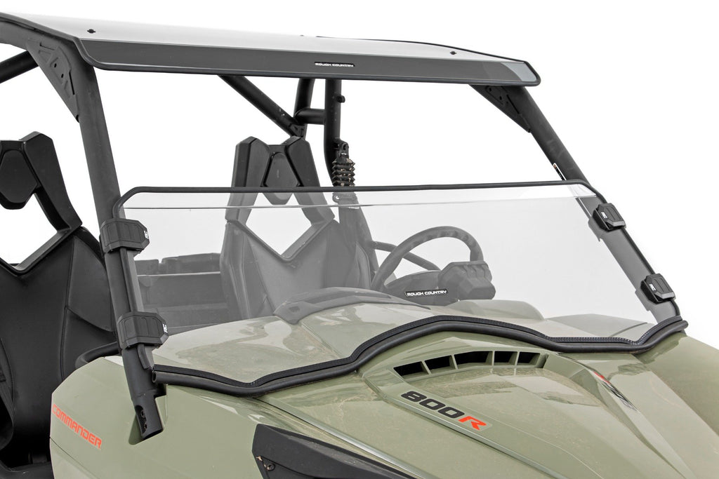 Half Windshield | Scratch Resistant | Can-Am Commander 1000