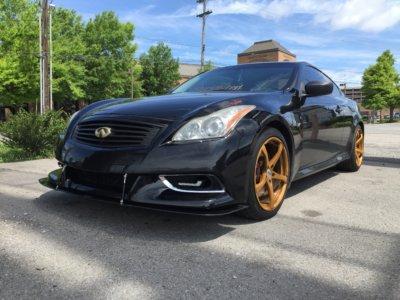 infiniti g37 coupe IPL Front Splitter Ventus AutoWorks 