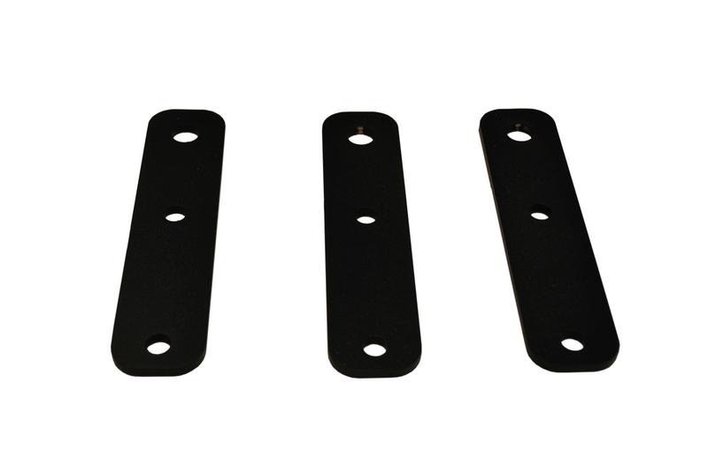 MBRP Accessory Light Mount Brackets (4 pack), Black Coated – 2007-2016 Jeep Wrangler JK  Too Fast Autoparts