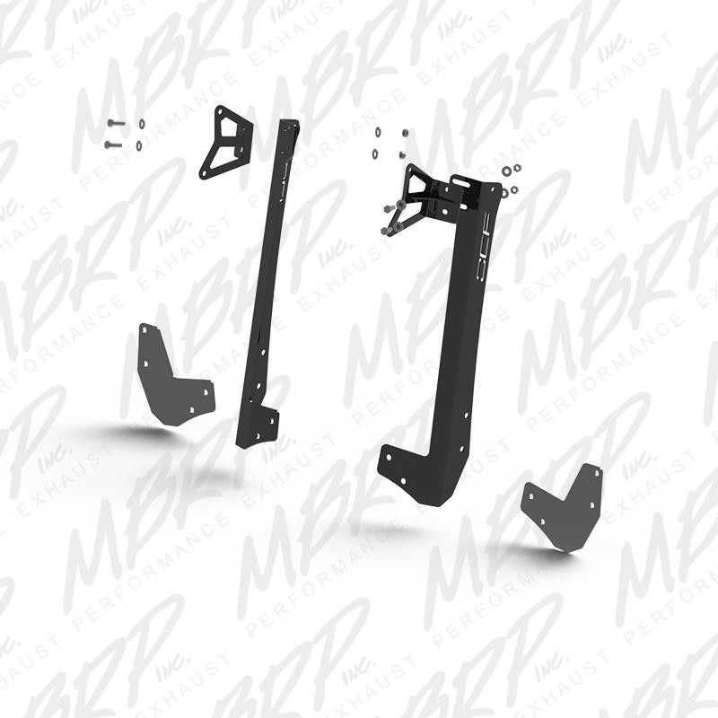 MBRP Formed Windshield Dual Light Kit – 50? – 2007-2015 Jeep Wrangler JK MBRP 