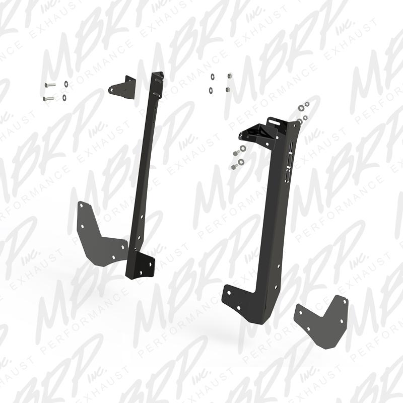 MBRP Formed Windshield Single Light Kit – 50? Light – 2007-2015 Jeep Wrangler JK MBRP 