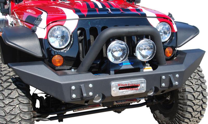 MBRP Front Full Width Winch Bumper Pkg – 2007-2016 Jeep Wrangler JK MBRP 