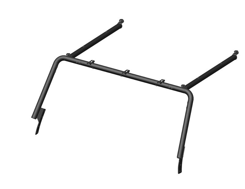 MBRP Front Roof Rack Extension (4 Door), Black Coated – 2007-2016 Jeep Wrangler JK MBRP 