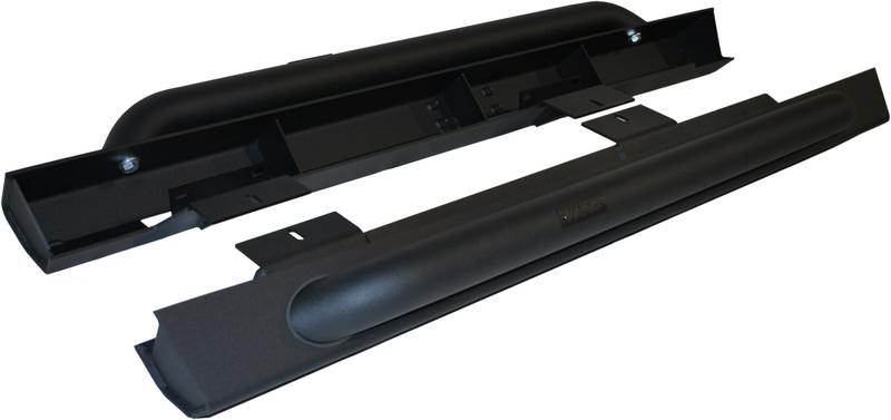 MBRP Rock Rail Kit (2 Door), LineX Coated – 2007-2016 Jeep Wrangler JK  Too Fast Autoparts