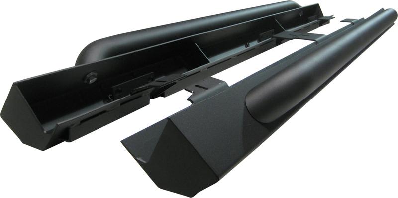 MBRP Rock Rail Kit (4 door), LineX Coated – 2007-2016 Jeep Wrangler JK MBRP 
