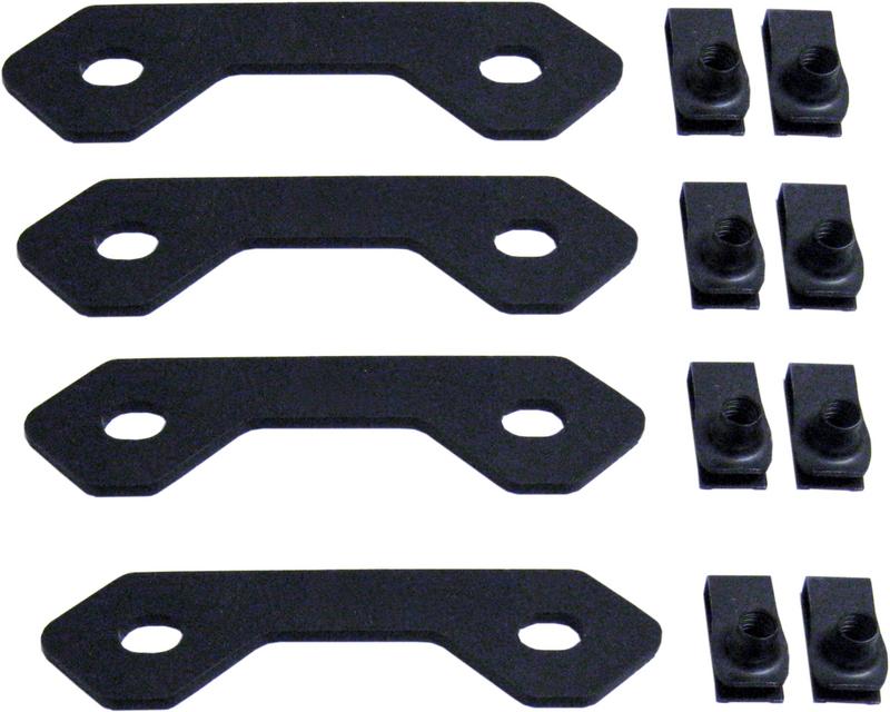 MBRP Spare Tire Bracket Reinforcing Kit, Black Coated – 2007-2010 Jeep Wrangler JK MBRP 