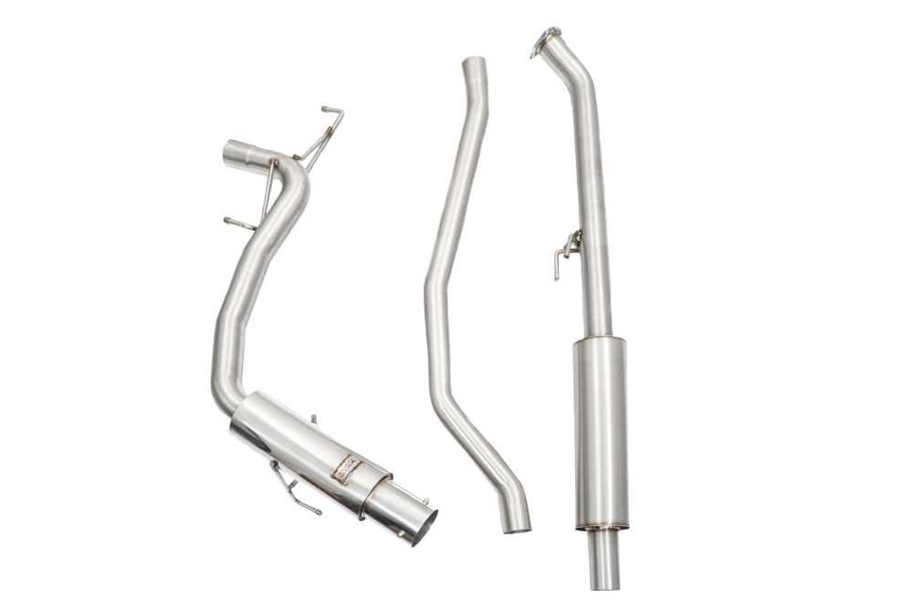 Honda Civic 22+ DS-Type Single Exit Exhaust System (Exc Type-R) - MR-CBS-HC22