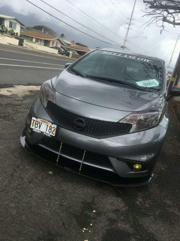 Nissan Versa Note SR Front Splitter Ventus AutoWorks 