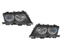 Projector Headlights With Halo Rings for BMW E46 3 Series Sedan and Wagon (LCI)