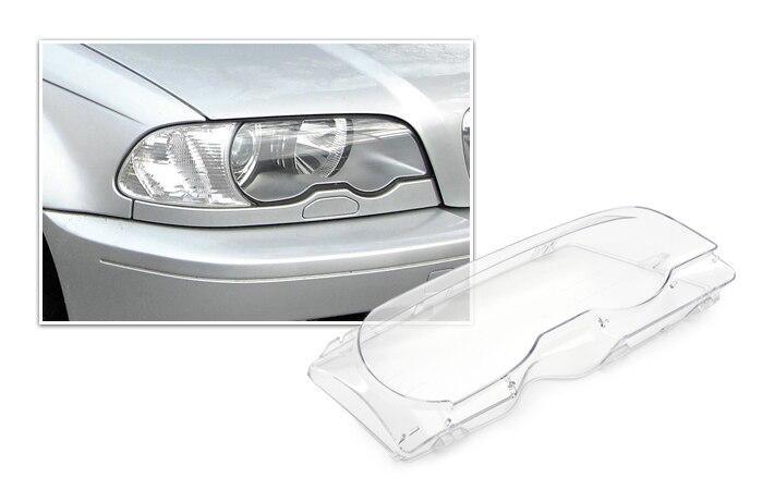 Replacement Head Light Lenses for BMW E46 3 Series Sedan (LCI) | Too Fast Autoparts | Order Online