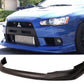 2007-2015 Mitsubishi EVO X vortex lip Front Splitter  Too Fast Autoparts
